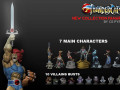 THUNDERCATS COLLECTION PACK 1 17 CHARACTERS 7 Medallions BONUS Modelo de impresión 3D