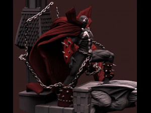 Spawn gargoyle STL files for 3d Printing fanart by CG Pyro 3D Print Model