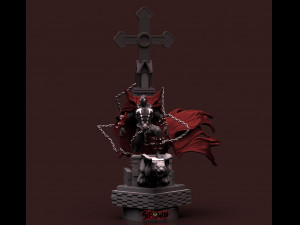 Spawn gargoyle STL files for 3d Printing fanart by CG Pyro 3D 프린트 모델