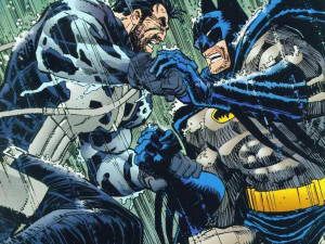 Batman Vs Punisher dioram STL files for 3d printing crossover from DCU and MCU 3D Baskı Modeli