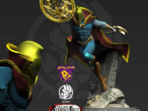 Cole&ccedil;&atilde;o Amalgam Comics Pt1 Dark Claw Magneto DR Strangefate Speed ​​Demon Amazon Super Soldier Modelo de Impressão 3D