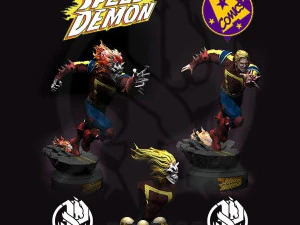 Cole&ccedil;&atilde;o Amalgam Comics Pt1 Dark Claw Magneto DR Strangefate Speed ​​Demon Amazon Super Soldier Modelo de Impressão 3D
