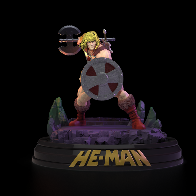 He-man and MOTU STL files for 3d printing by ARK collecitbles Modello di stampa 3D .c4d .max .obj .3ds .fbx .stl .blend 