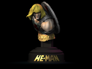 He-man and MOTU STL files for 3d printing by ARK collecitbles Modello di stampa 3D