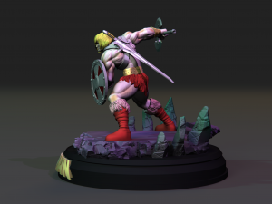 He-man and MOTU STL files for 3d printing by ARK collecitbles Modello di stampa 3D