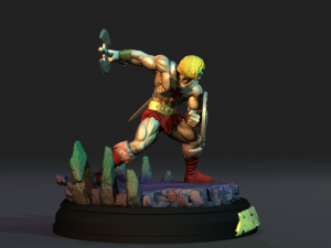 He-man and MOTU STL files for 3d printing by ARK collecitbles Modello di stampa 3D
