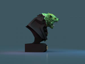 Cringer Battle cat from He-Man STL 3d printing collectibles by CG Pyro fanarts Modelo de impresión 3D