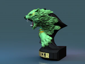 Боевой кот Крингер из коллекционных предметов He-Man STL для 3D-печати от фанатов CG Pyro 3D Принт Модель