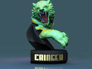 Боевой кот Крингер из коллекционных предметов He-Man STL для 3D-печати от фанатов CG Pyro 3D Принт Модель