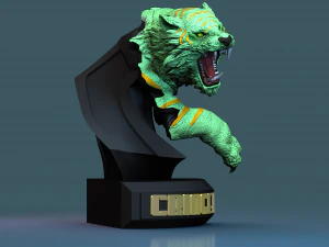 Боевой кот Крингер из коллекционных предметов He-Man STL для 3D-печати от фанатов CG Pyro 3D Принт Модель