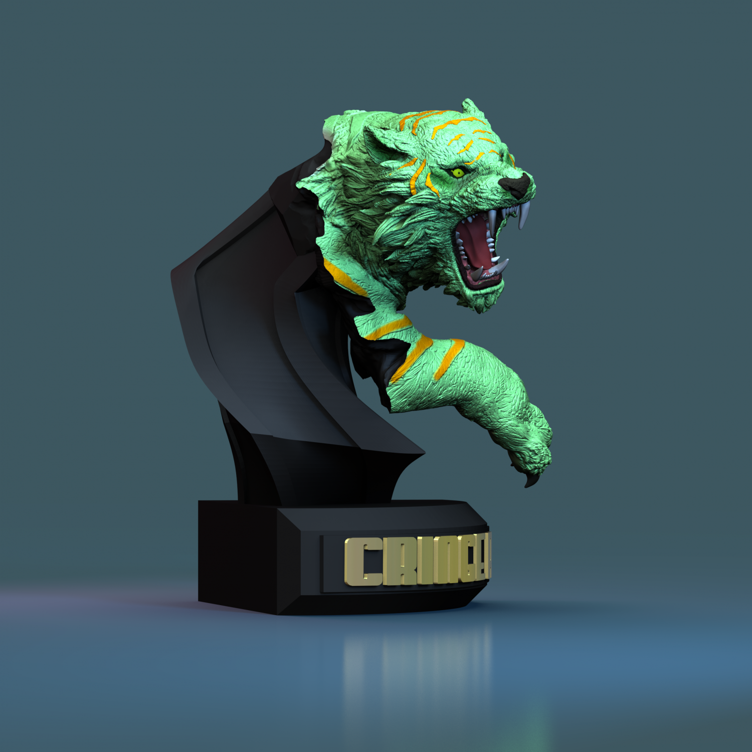 Cringer Battle Cat From He-Man STL 3d Printing Collectibles By CG.