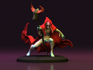 MummRa Wang Sorcerer from Thundercats STL files for 3d printing 3D प्रिंट मॉडल