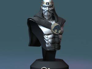 Jaga from Thundercats STL files for 3d printing by CG Pyro fanarts collectibles 3D Baskı Modeli