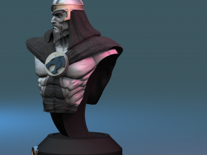 Jaga from Thundercats STL files for 3d printing by CG Pyro fanarts collectibles 3D Baskı Modeli