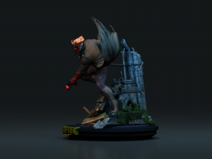 Grifter from Wild CATS by Jim Lee comics STL files for 3d printing fanart by CG Pyro collectibles 3D Принт Модель