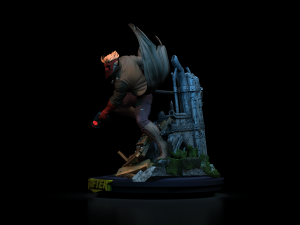 Grifter from Wild CATS by Jim Lee comics STL files for 3d printing fanart by CG Pyro collectibles 3D Принт Модель