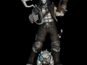 Lobo i Dawg dioram 3D pliki STL kolekcje fanart druku 3D Model do druku 3D