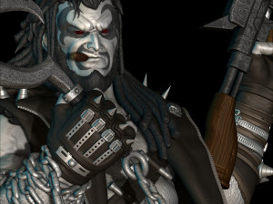 Lobo and Dawg dioram 3d STL files collectibles 3d printing fanart 3D Baskı Modeli