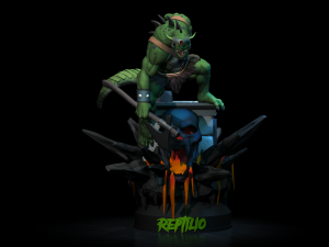 Slithe Reptilio Thundercats STL 3d printing collectibles action figures 3D Print Model