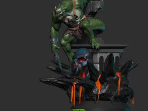 Slithe Reptilio Thundercats STL 3d printing collectibles action figures 3D Print Model
