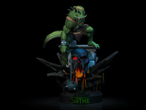 Slithe Reptilio Thundercats STL 3d printing collectibles action figures 3D Print Model