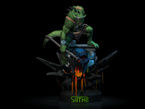 Slithe Reptilio Thundercats STL 3d printing collectibles action figures 3D Print Model