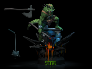 Slithe Reptilio Thundercats STL 3d printing collectibles action figures 3D Print Model
