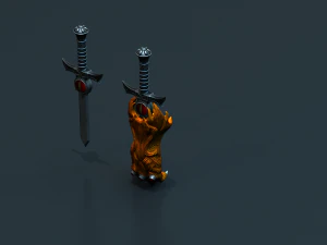 Pumm-Ra Thundercats Gauntlet Dagger Sword real size scale 11 STL 3d printing collectibles by C 3D Print Model