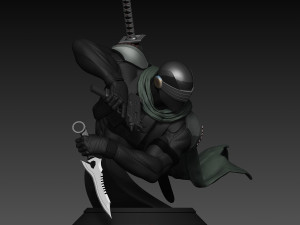 GI Joe Snake Eyes STL files 3d printing collectibles fanart by CG Pyro STL 3D Print Model