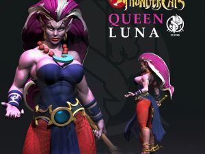 Kr&oacute;lowa Luna Lunatacs Amok Thundercats złoczyńcy Pliki STL Drukowanie 3D Kolekcje fanart autorstwa CG Pyro Model do druku 3D
