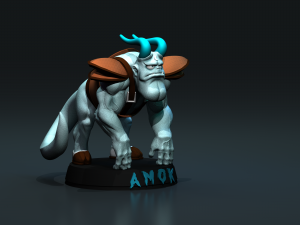 Queen Luna Lunatacs Amok thundercats villains STL files 3d printing collectibles fanart by CG Pyro 3D Принт Модель