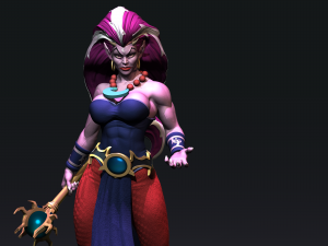 Queen Luna Lunatacs Amok thundercats villains STL files 3d printing collectibles fanart by CG Pyro 3D Принт Модель