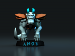 Queen Luna Lunatacs Amok thundercats villains STL files 3d printing collectibles fanart by CG Pyro 3D Принт Модель