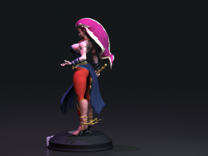 Queen Luna Lunatacs Amok thundercats villains STL files 3d printing collectibles fanart by CG Pyro 3D Принт Модель
