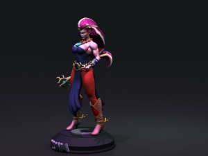 Queen Luna Lunatacs Amok thundercats villains STL files 3d printing collectibles fanart by CG Pyro 3D Принт Модель