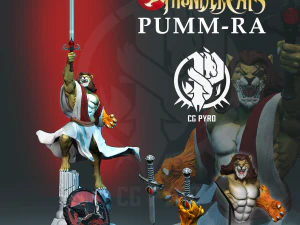 THUNDERCATS COLLECTION PACK 2 8 FULL CHARACTERS 8 BUSTS 3D Print Model