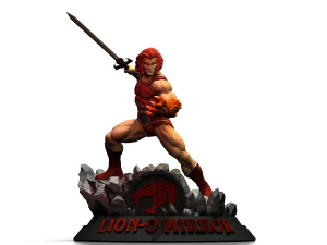 LionO Mirror Red STL 3d printing collectibles by CG Pyro fanart 3D Print Model