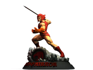LionO Mirror Red STL 3d printing collectibles by CG Pyro fanart 3D Print Model