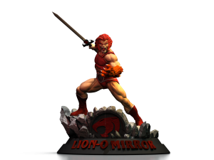 LionO Mirror Red STL 3d printing collectibles by CG Pyro fanart Model do druku 3D