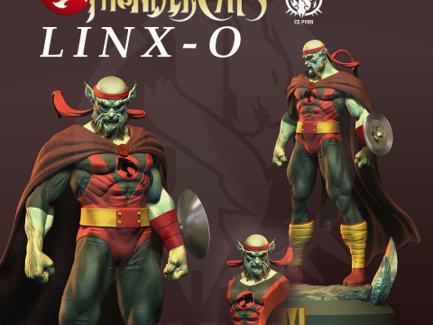 Linx O Thundercats STL 3d printing Collectibles by CG Pyro 3D Print Model