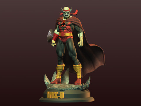 Linx O Thundercats STL 3d printing Collectibles by CG Pyro 3D प्रिंट मॉडल