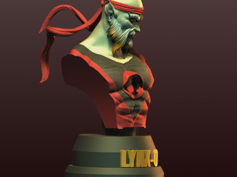 Linx O Thundercats STL 3d printing Collectibles by CG Pyro 3D प्रिंट मॉडल