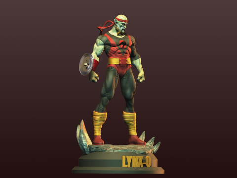 Linx O Thundercats STL 3d printing Collectibles by CG Pyro 3D प्रिंट मॉडल