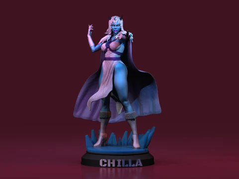 Chilla Lunatacas Thundercats STL 3d printing Collectibles by CG Pyro 3D Print Model
