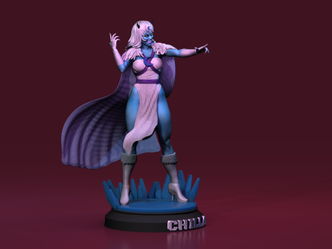 Chilla Lunatacas Thundercats STL 3d printing Collectibles by CG Pyro 3D Baskı Modeli