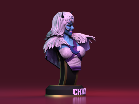 Chilla Lunatacas Thundercats STL 3d printing Collectibles by CG Pyro 3D Baskı Modeli