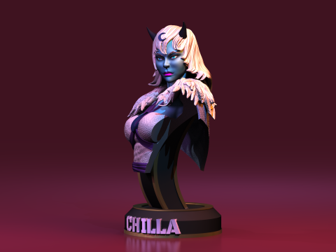 Chilla Lunatacas Thundercats STL 3d printing Collectibles by CG Pyro 3D Baskı Modeli