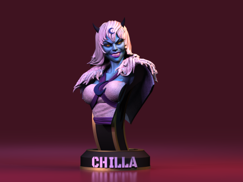 Chilla Lunatacas Thundercats STL 3d printing Collectibles by CG Pyro 3D Baskı Modeli