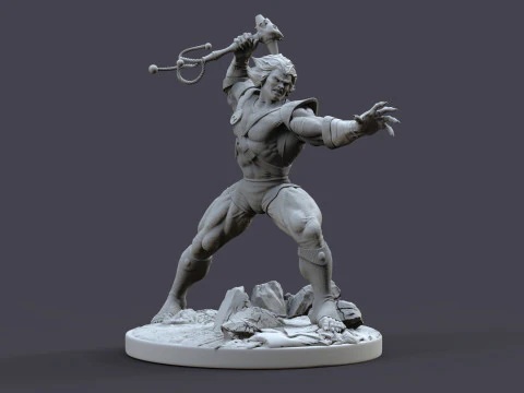 Bengali Thundercats STL 3d printing by CG Pyro 3D Print Model