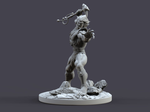 Bengali Thundercats STL 3d printing by CG Pyro 3D Baskı Modeli